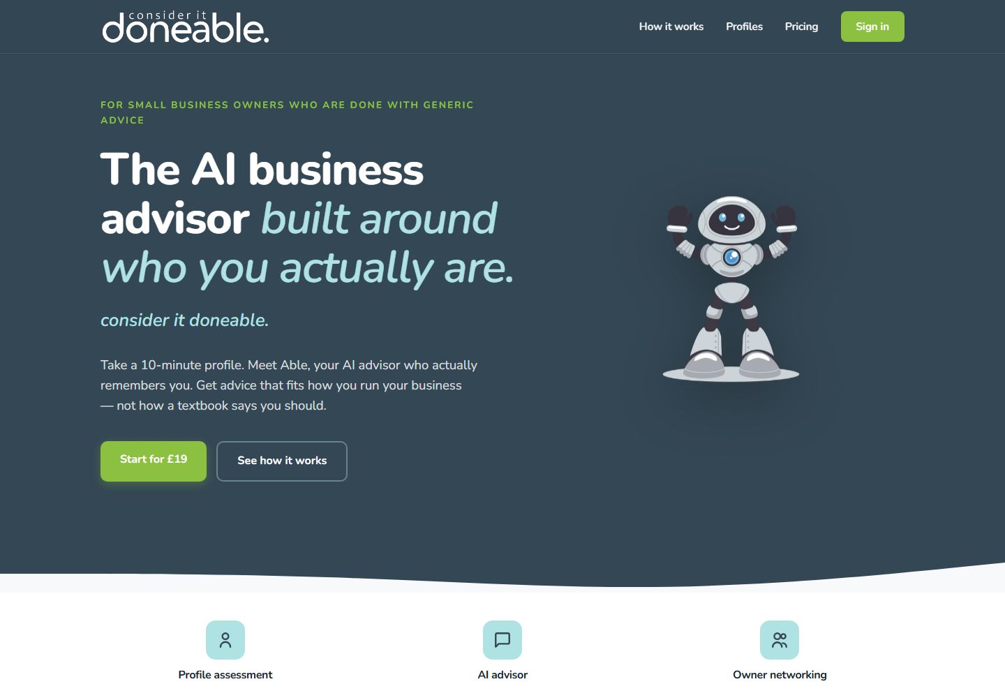 The Doneable website